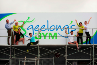 Geelong's Gym Puts Up New Sign!